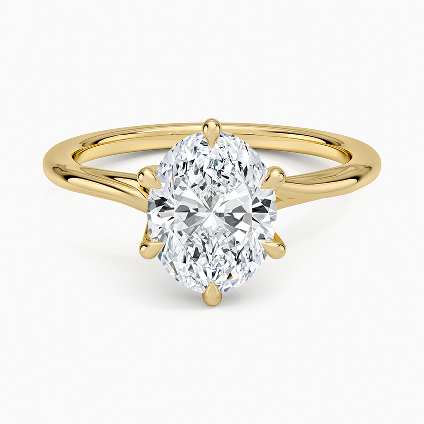 Delilah Twist Solitaire Ring
