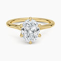 Delilah Twist Solitaire Ring