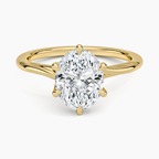 Delilah Twist Solitaire Ring