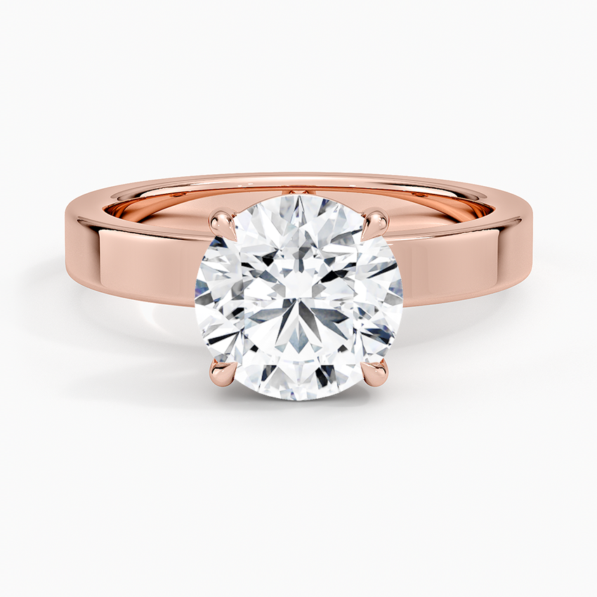 Peyton 3mm Solitaire Ring in 14K Yellow Gold