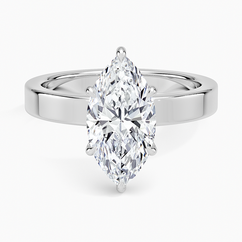 Peyton 3mm Solitaire Ring in 14K Yellow Gold
