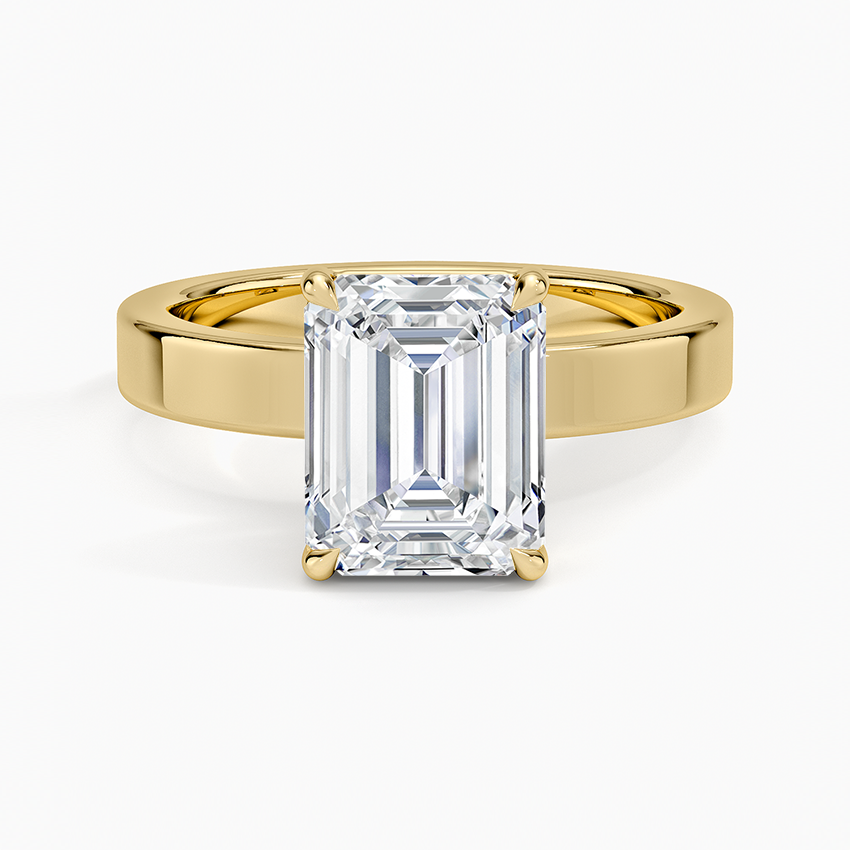Peyton 3mm Solitaire Ring in 14K Yellow Gold
