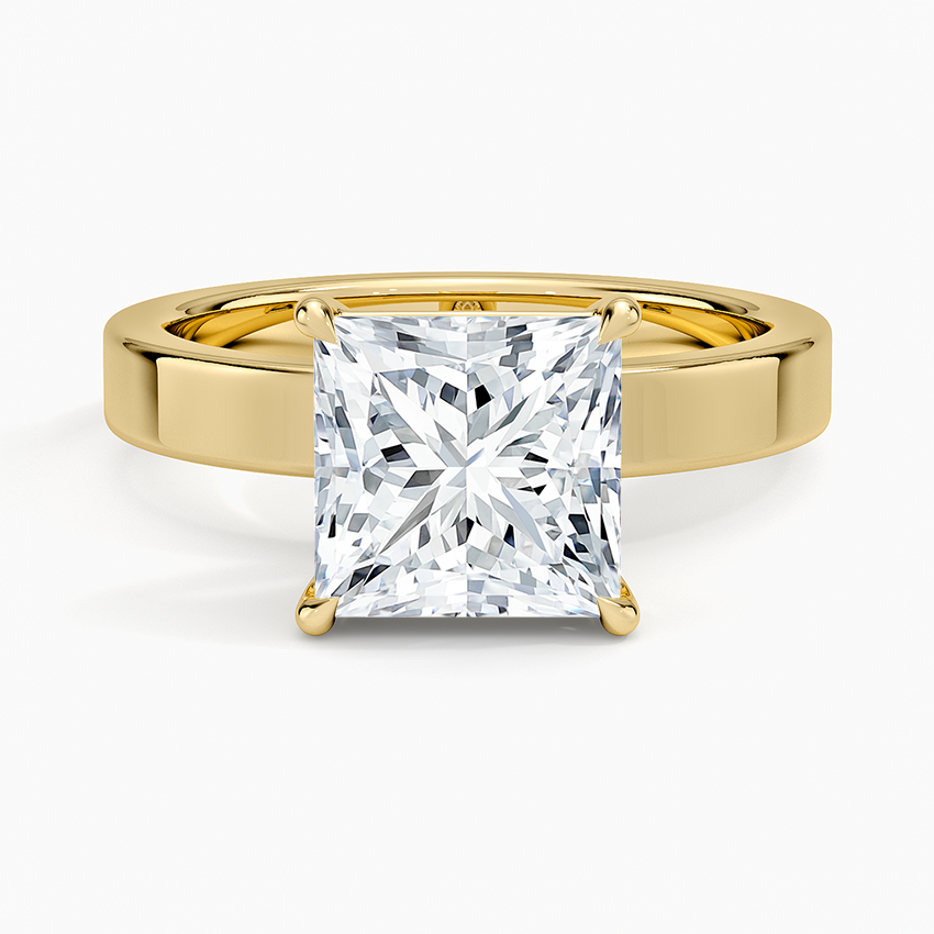 Peyton 3mm Solitaire Ring in 14K Yellow Gold