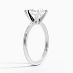 Six-Prong Petite Comfort Fit 1.5mm Solitaire Ring