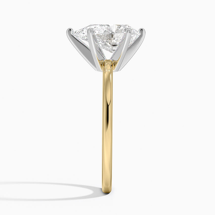 Six-Prong Petite Comfort Fit 1.5mm Solitaire Ring