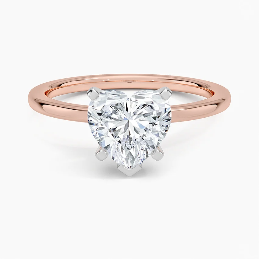 Six-Prong Petite Comfort Fit 1.5mm Solitaire Ring