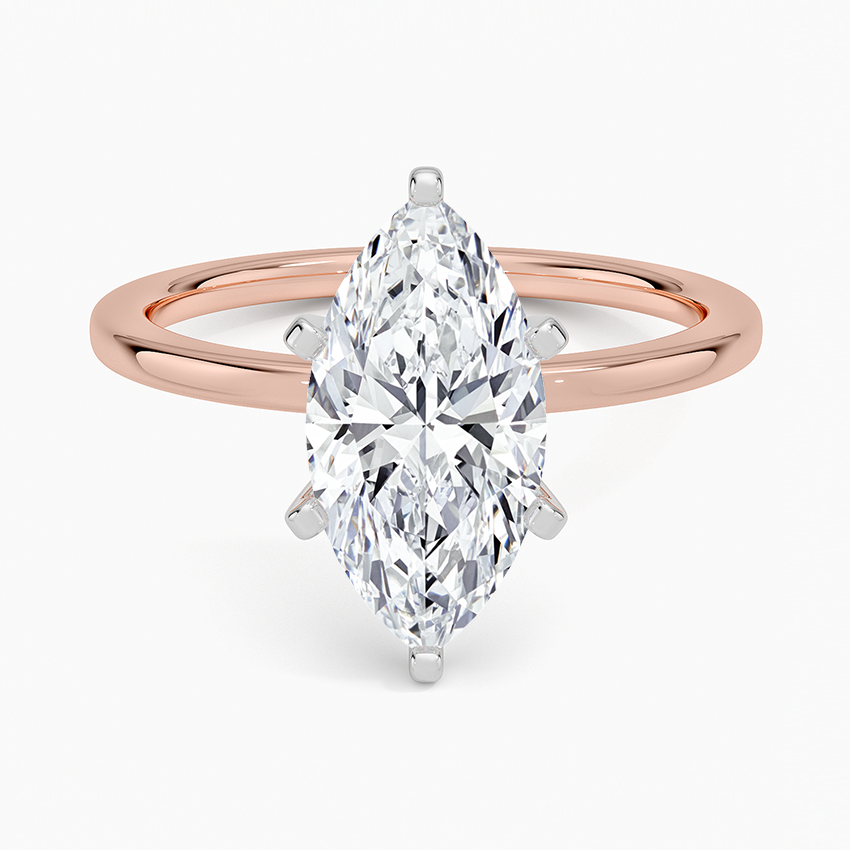 Six-Prong Petite Comfort Fit 1.5mm Solitaire Ring