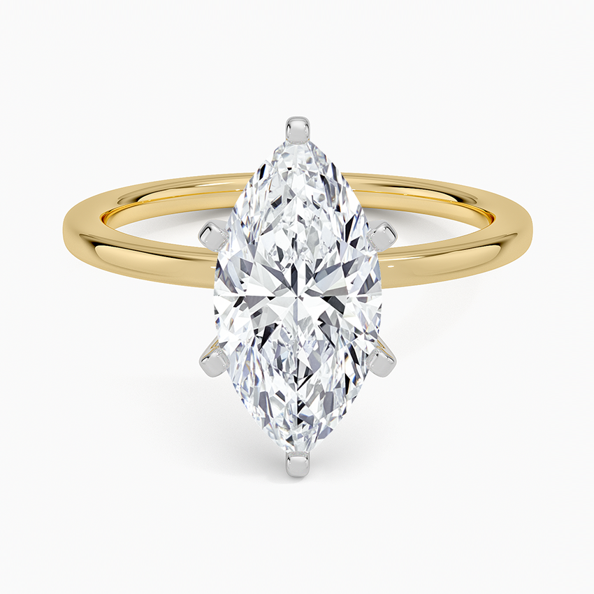Six-Prong Petite Comfort Fit 1.5mm Solitaire Ring