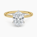 Six-Prong Petite Comfort Fit 1.5mm Solitaire Ring