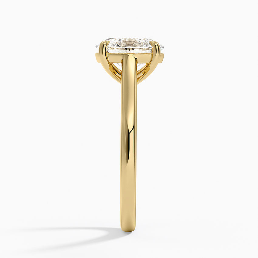 2mm Provence Solitaire Ring