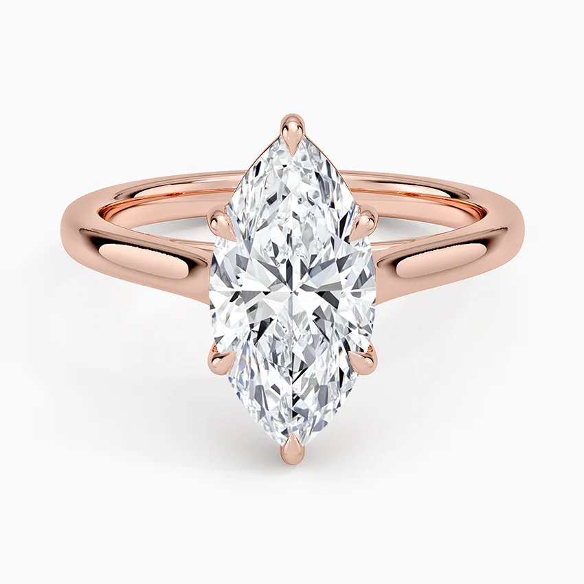 2mm Provence Solitaire Ring