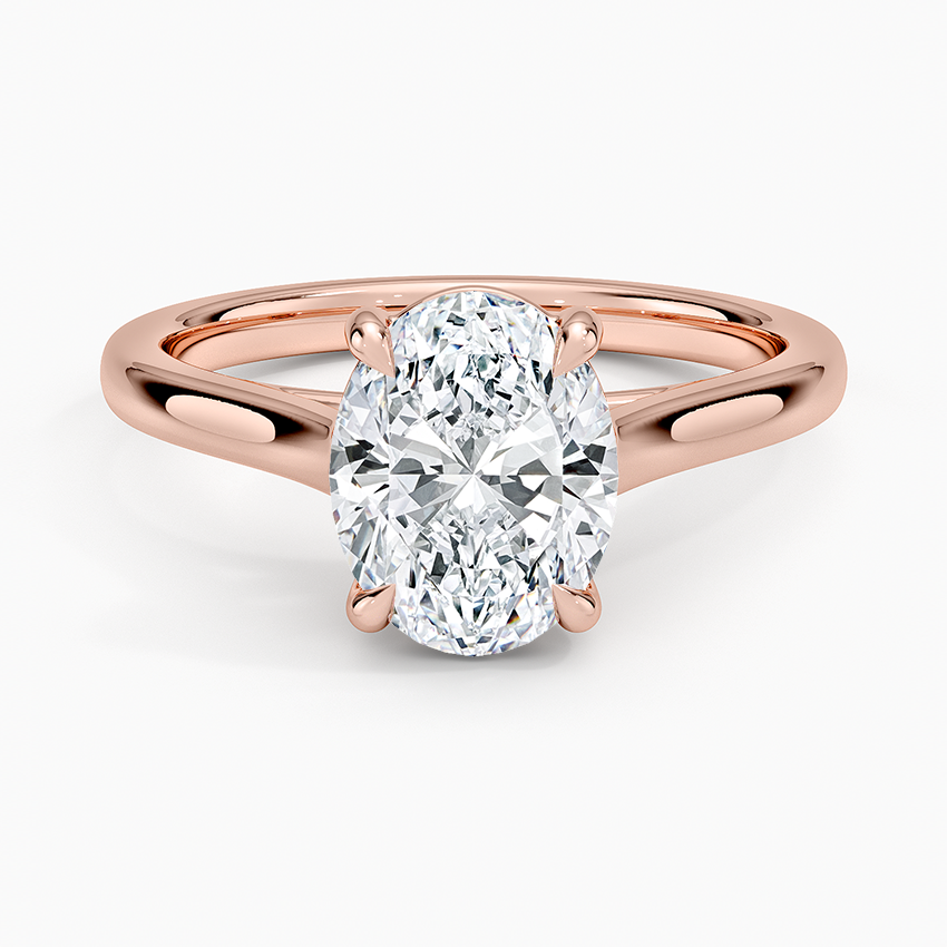 2mm Provence Solitaire Ring