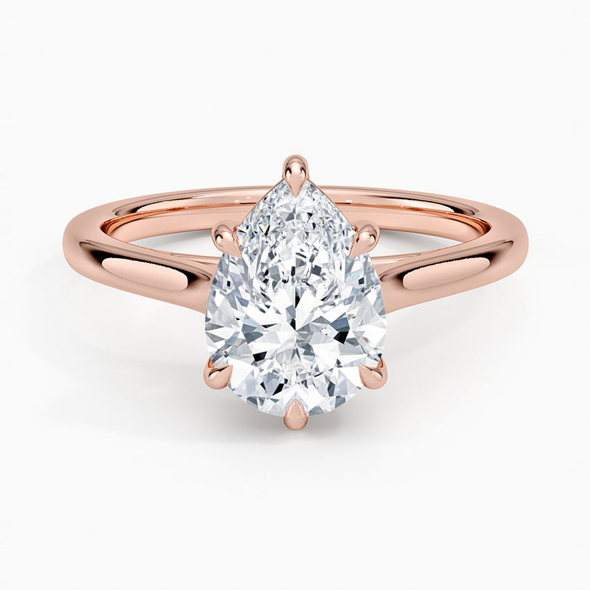 2mm Provence Solitaire Ring