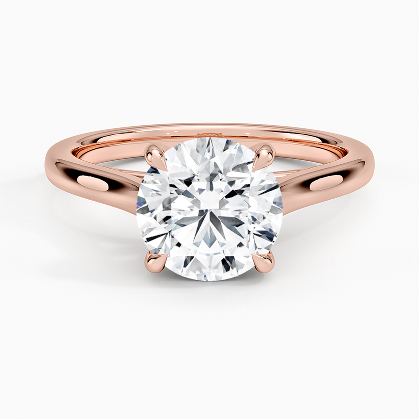 2mm Provence Solitaire Ring