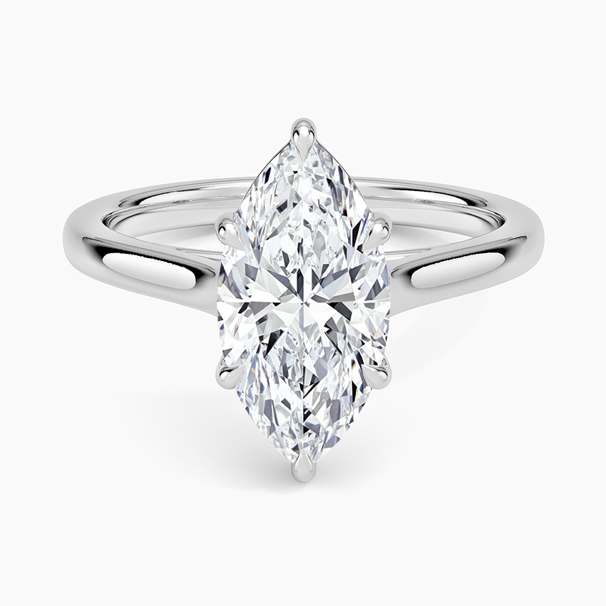 2mm Provence Solitaire Ring
