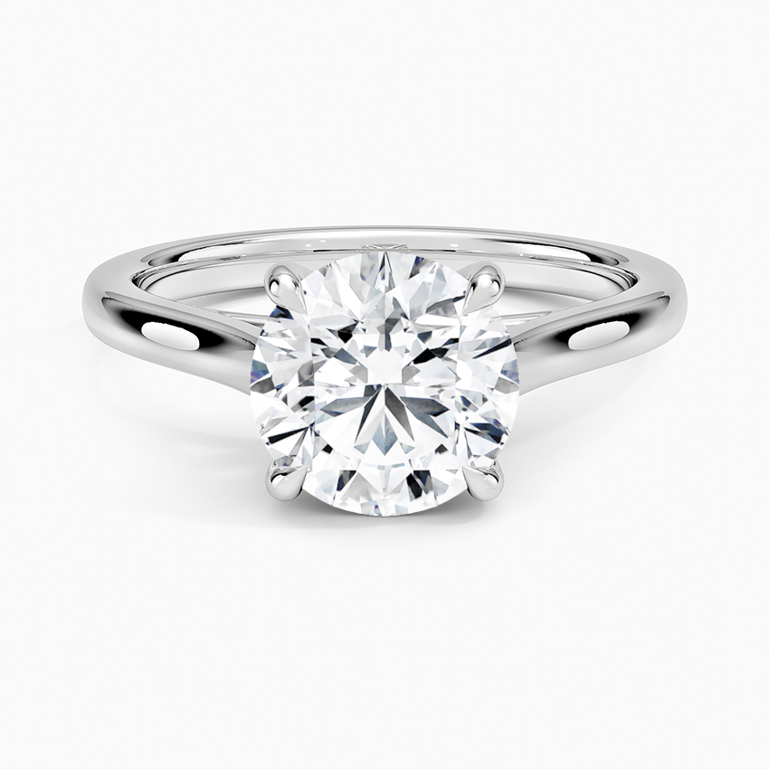 2mm Provence Solitaire Ring