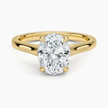 2mm Provence Solitaire Ring