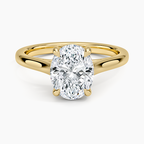 2mm Provence Solitaire Ring