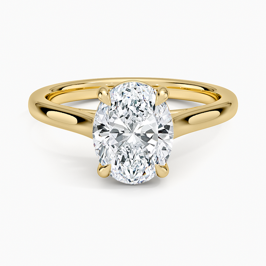 2mm Provence Solitaire Ring
