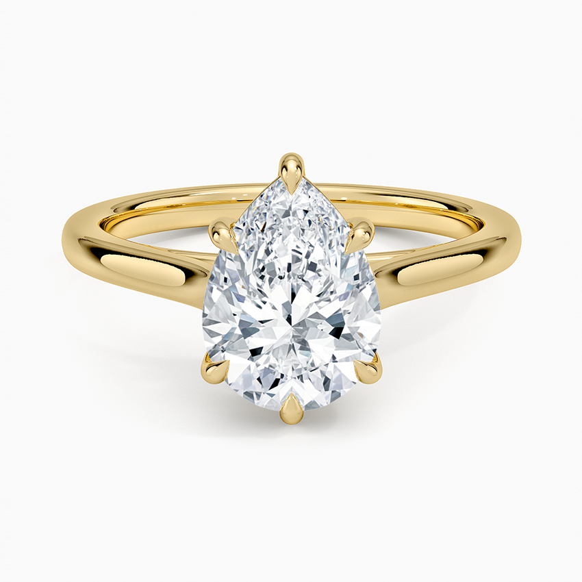2mm Provence Solitaire Ring