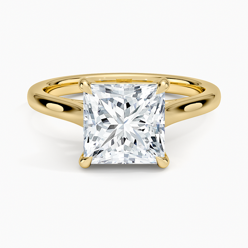 2mm Provence Solitaire Ring