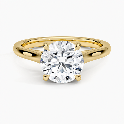 2mm Provence Solitaire Ring