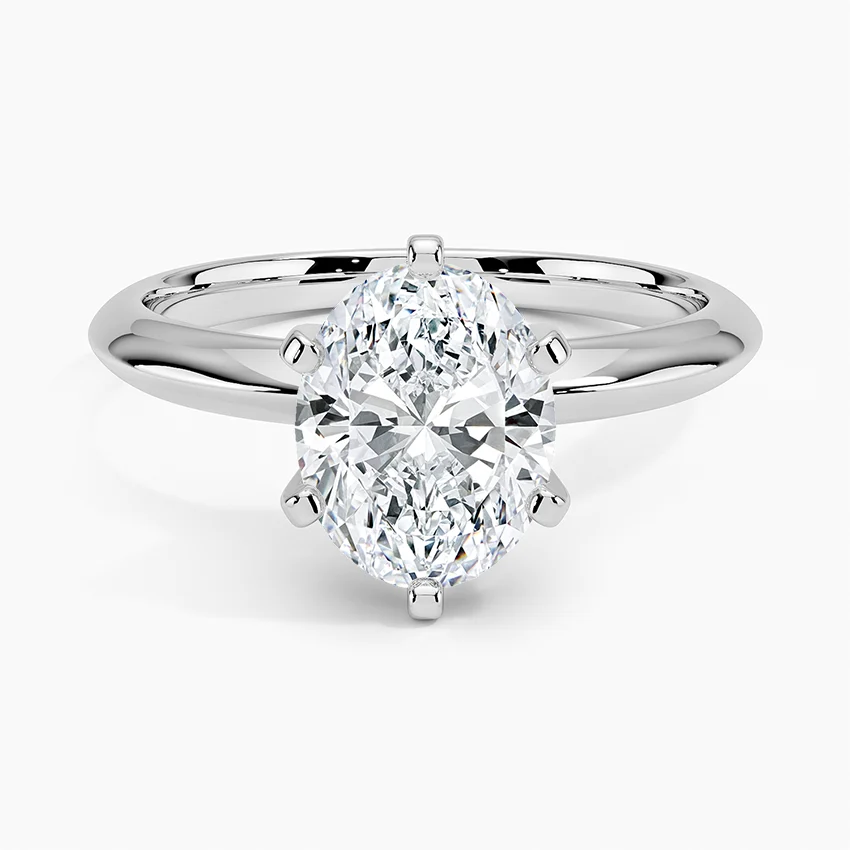 Classic Six-Prong Solitaire Ring