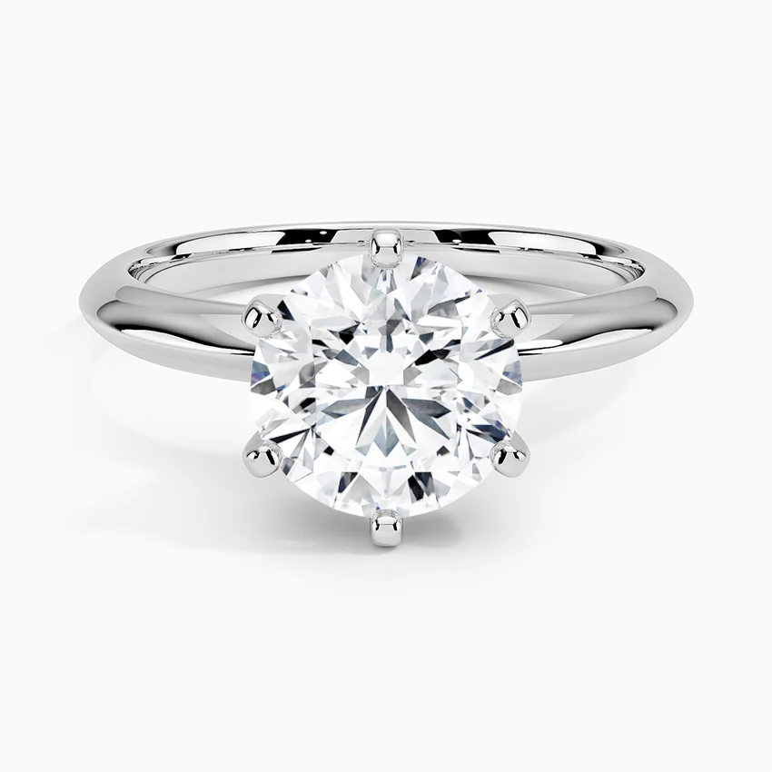 Classic Six-Prong Solitaire Ring