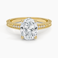 Hudson Engraved Diamond Ring
