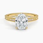 Hudson Engraved Diamond Ring