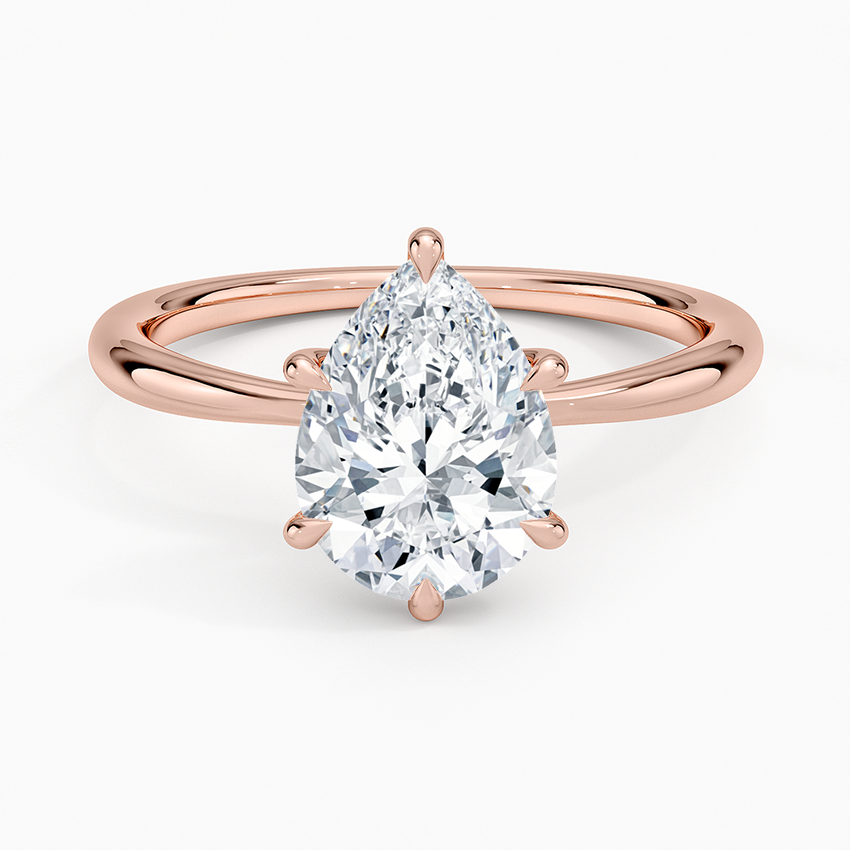 Freesia 2mm Solitaire Ring