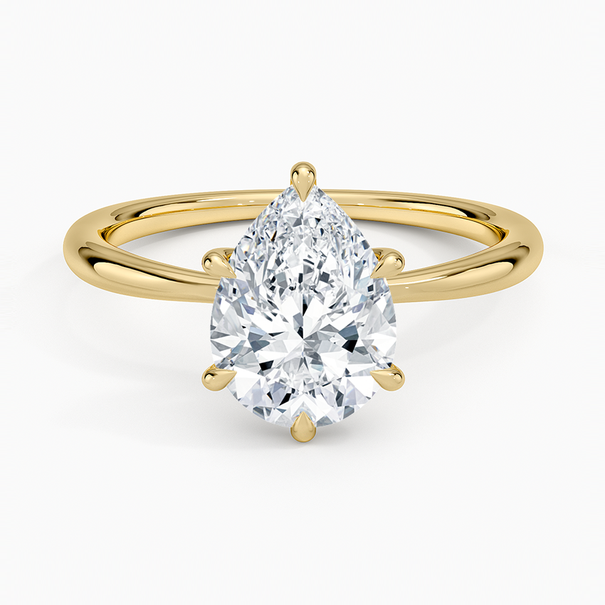 Freesia 2mm Solitaire Ring