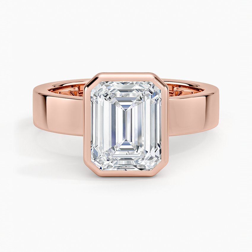 Peyton Bezel Diamond Solitaire Ring