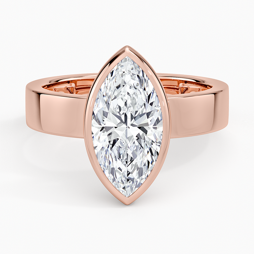 Peyton Bezel Diamond Solitaire Ring