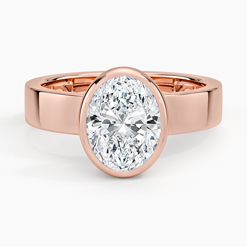 Peyton Bezel Diamond Solitaire Ring