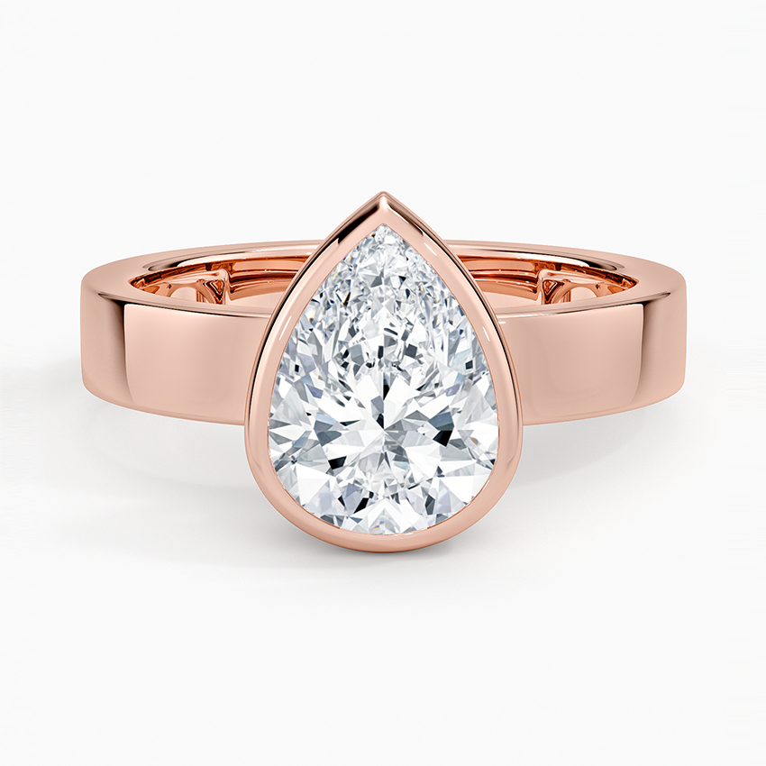 Peyton Bezel Diamond Solitaire Ring
