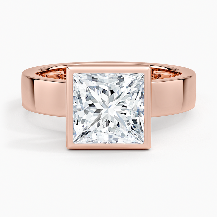 Peyton Bezel Diamond Solitaire Ring
