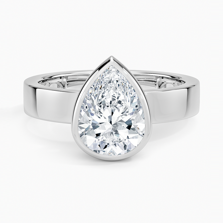 Peyton Bezel Diamond Solitaire Ring