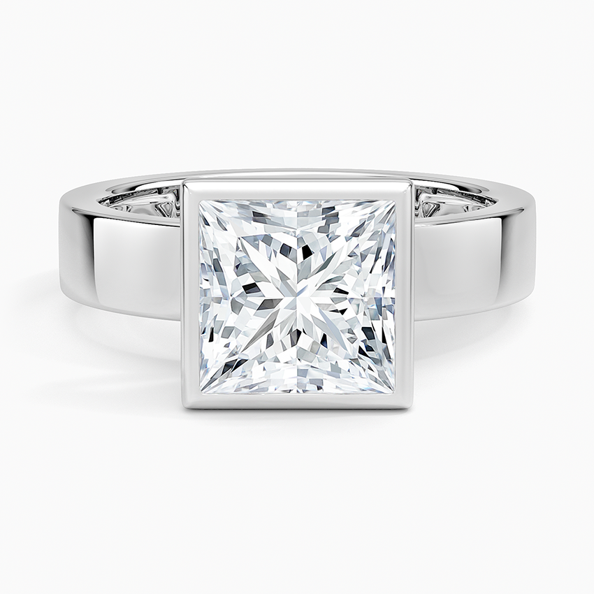 Peyton Bezel Diamond Solitaire Ring