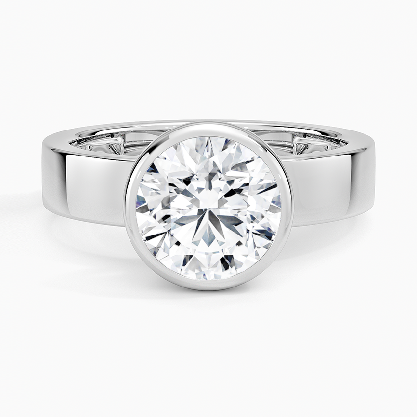 Peyton Bezel Diamond Solitaire Ring