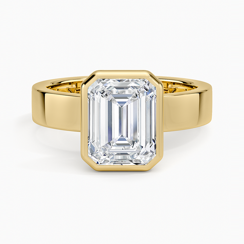 Peyton Bezel Diamond Solitaire Ring