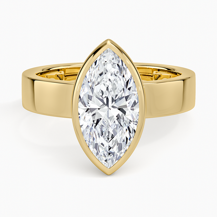 Peyton Bezel Diamond Solitaire Ring