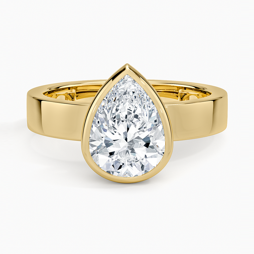 Peyton Bezel Diamond Solitaire Ring