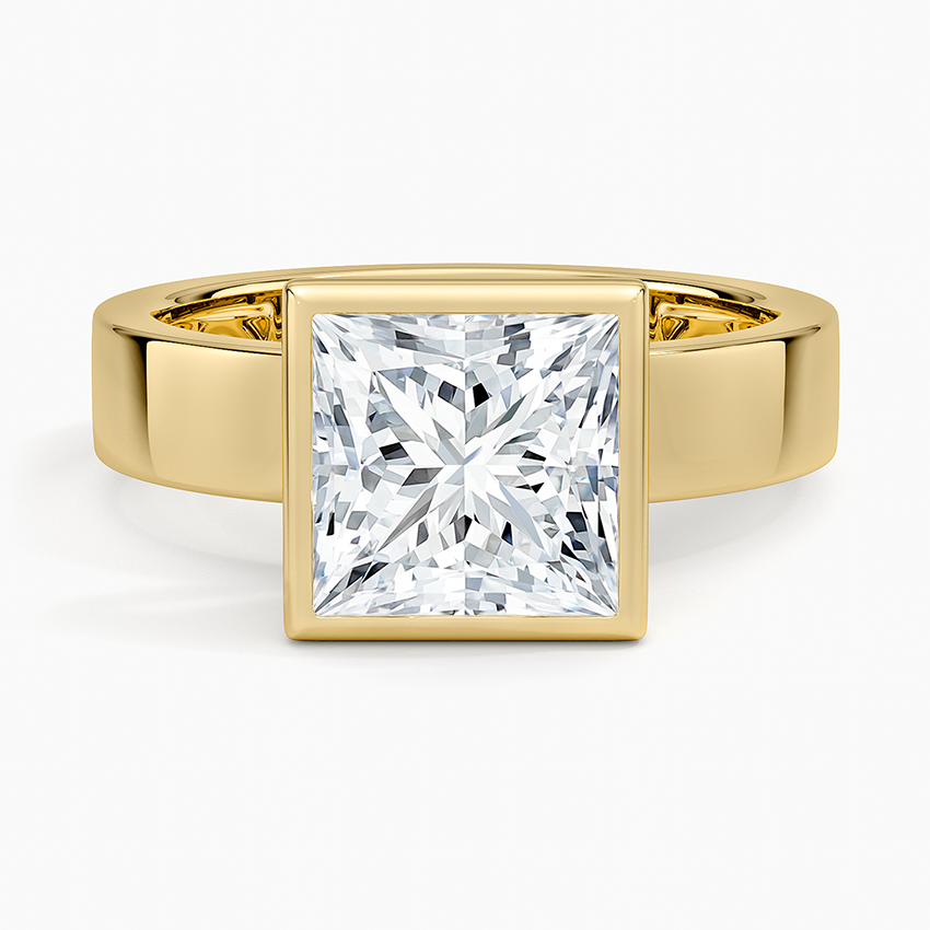 Peyton Bezel Diamond Solitaire Ring