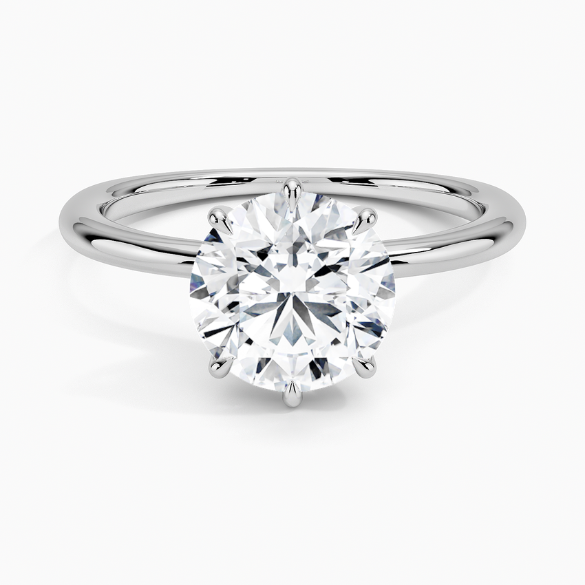 Freesia Six-Prong Solitaire Ring
