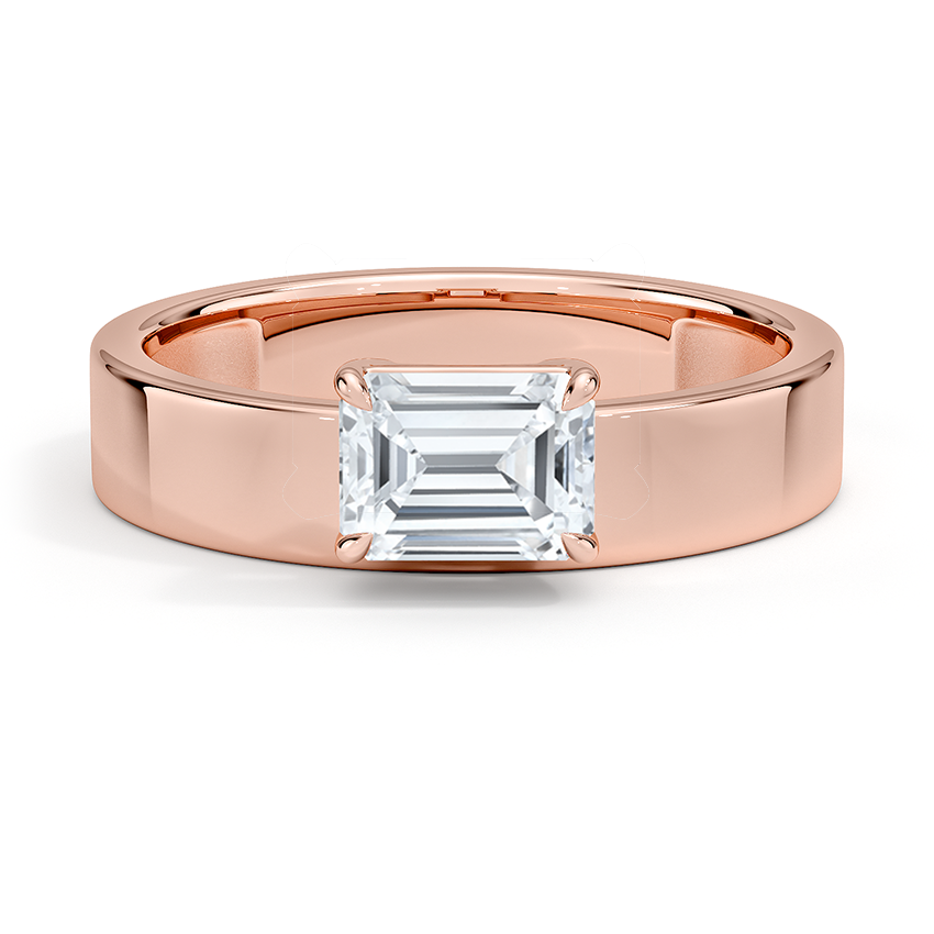 Peyton Floating Diamond Solitaire Ring