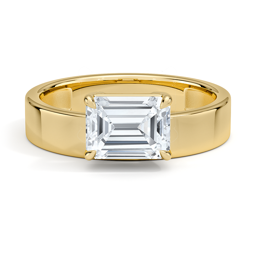 Peyton Floating Diamond Solitaire Ring