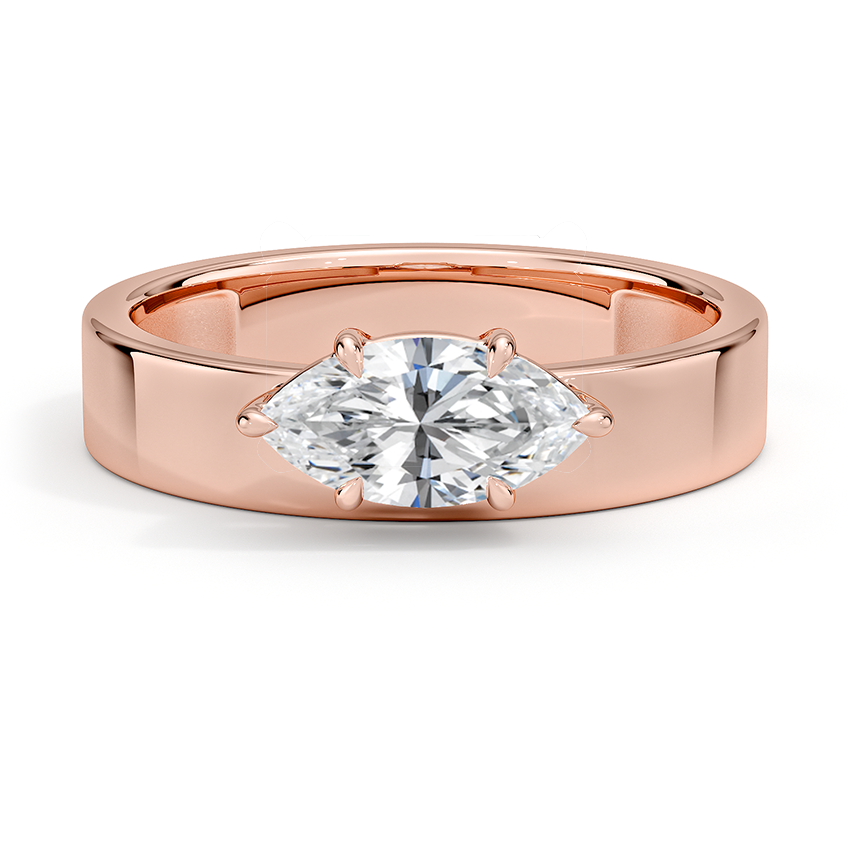 Peyton Floating Diamond Solitaire Ring