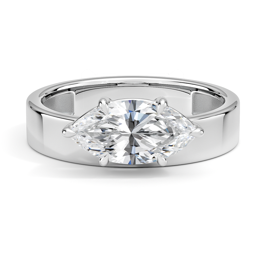 Peyton Floating Diamond Solitaire Ring