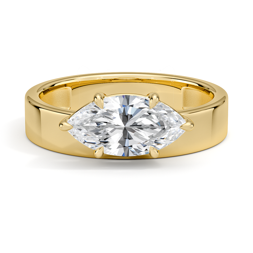 Peyton Floating Diamond Solitaire Ring